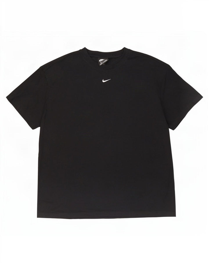T-shirt da uomo Nike Top in cotone nero medio