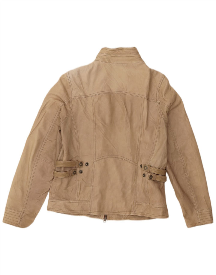 Giacca in pelle da donna Cecil UK 12 Marrone medio