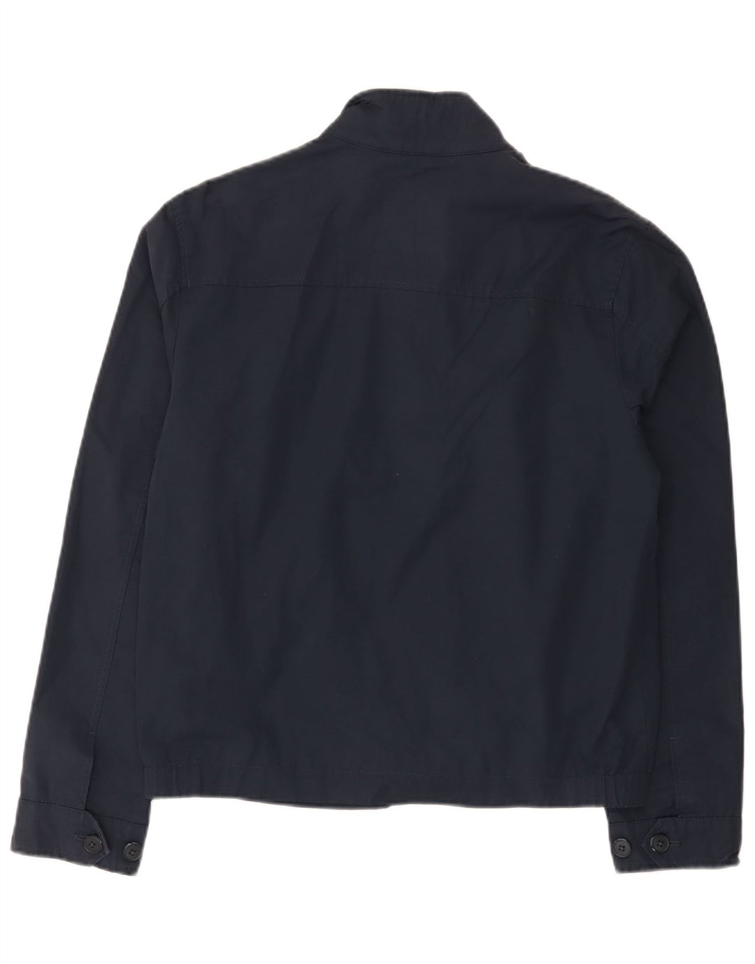 MARKS & SPENCER Giubbotto bomber da uomo UK 36 Piccolo cotone blu navy