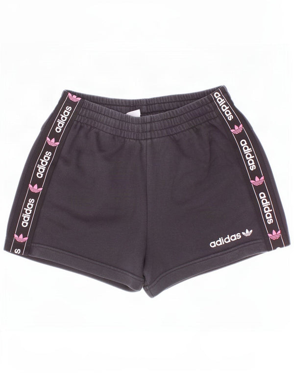 Pantaloncini sportivi Adidas per bambina 13-14 anni in cotone nero