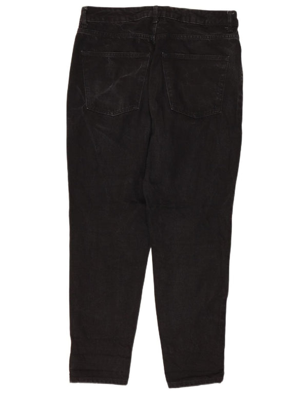 Jeans affusolati mamma da donna Topshop W32 L26 cotone nero
