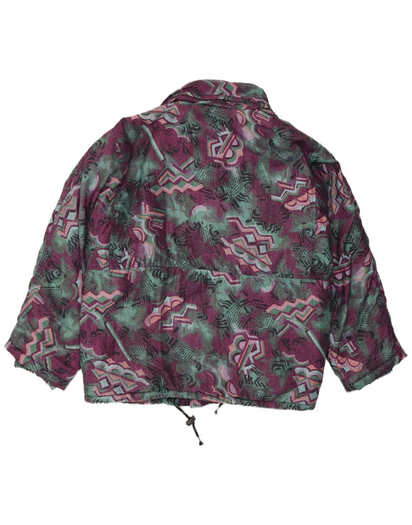 Giacca a vento da uomo Brugi con motivo astratto UK 42 XL multicolore