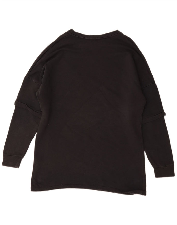 Felpa Zara Uomo Maglione Piccolo Cotone Nero