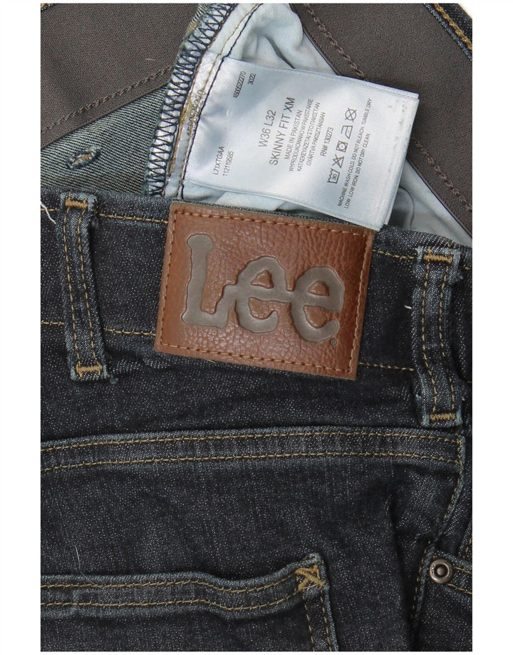 Jeans skinny da uomo Lee W36 L32 cotone blu navy