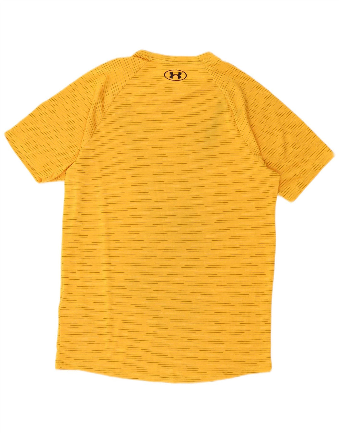 Maglietta da uomo Under Armour Top in poliestere a righe gialle piccole