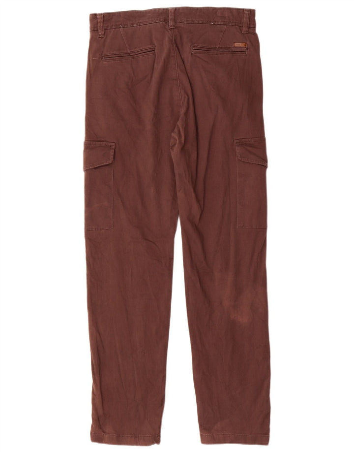 Pantaloni cargo slim da uomo Jack & Jones W29 L30 in cotone marrone