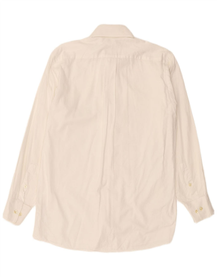 Camicia da uomo Michael Kors taglia 15 cotone bianco medio