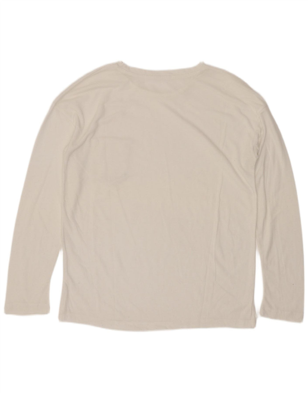 Top Zara Trafaluc da donna a maniche lunghe UK 10 Small Bianco