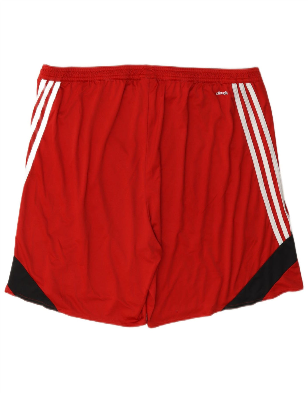 Pantaloncini sportivi Adidas Climalite da uomo 2XL Poliestere color block rosso