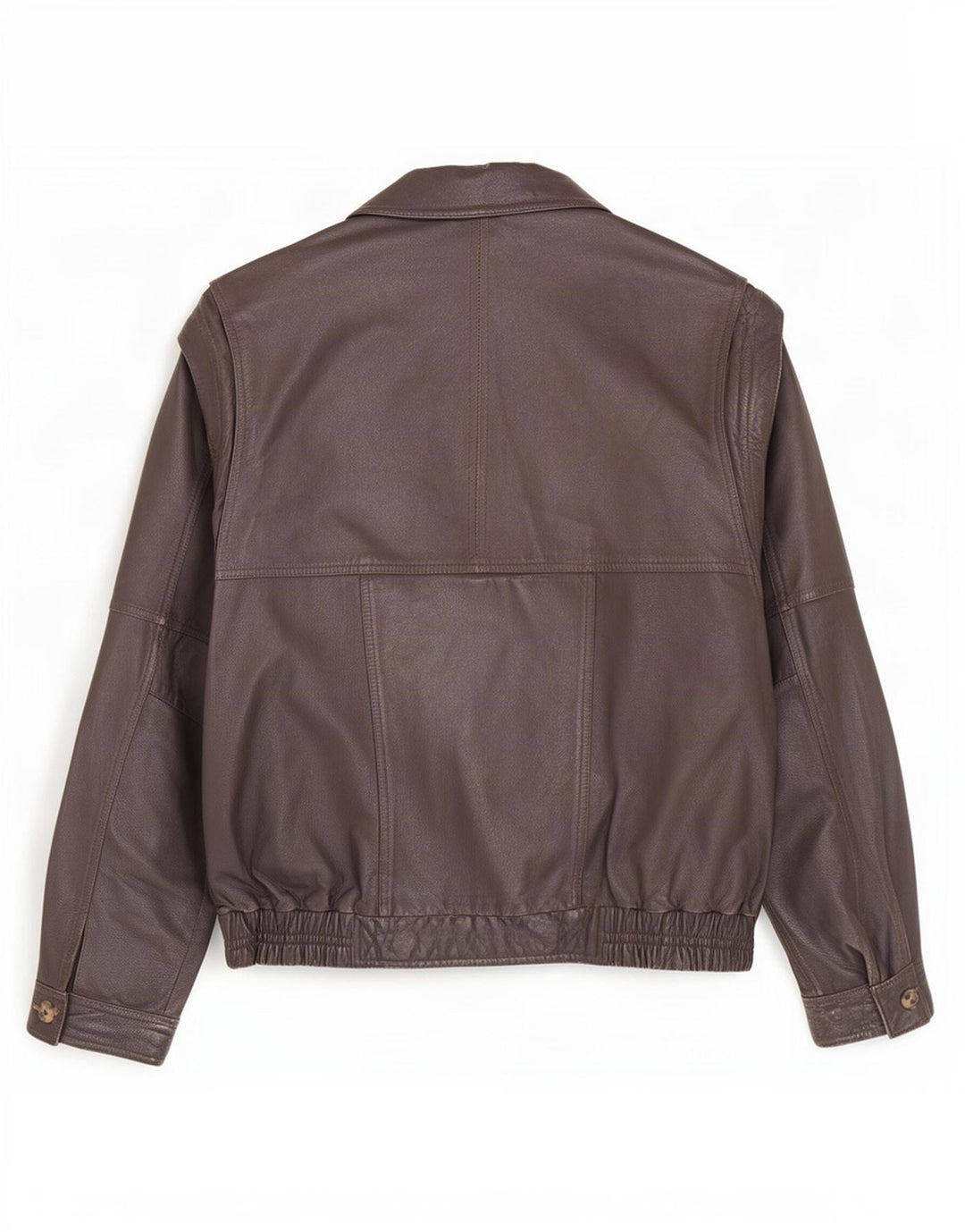 Giacca in pelle vintage da uomo UK 42 XL Marrone
