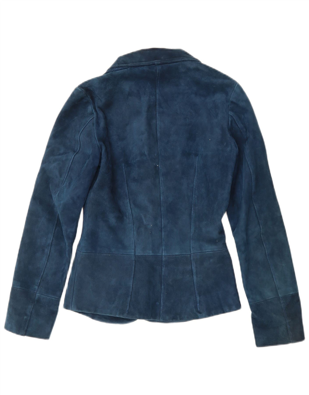 Giacca blazer vintage da donna a 2 bottoni UK 4 XS blu navy
