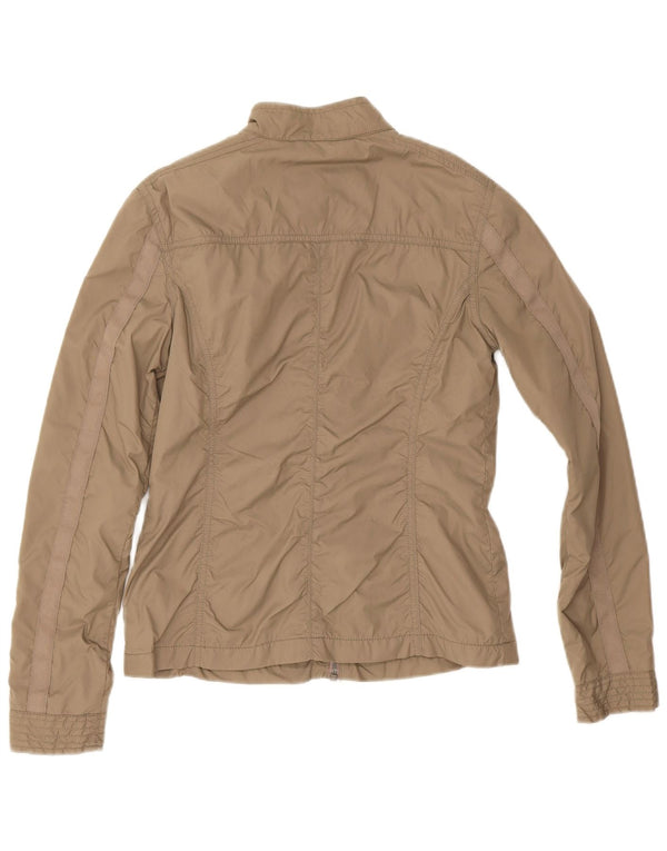 Giacca antipioggia da donna Tommy Hilfiger UK 10 piccola nylon beige