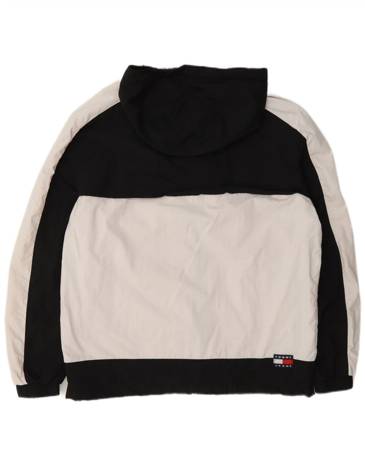 Giacca a vento da uomo Tommy Hilfiger UK 38 Medium White Colourblock