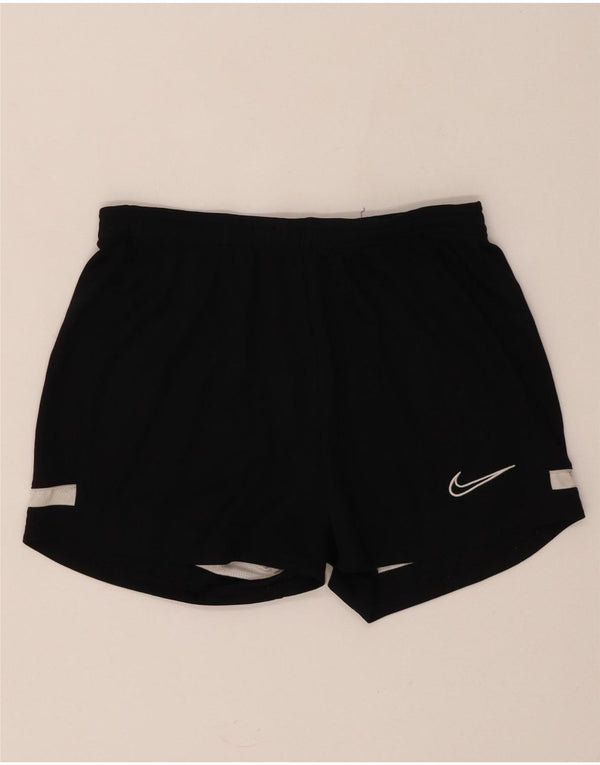 Pantaloncini sportivi Nike da uomo Dri Fit piccoli in poliestere color block nero