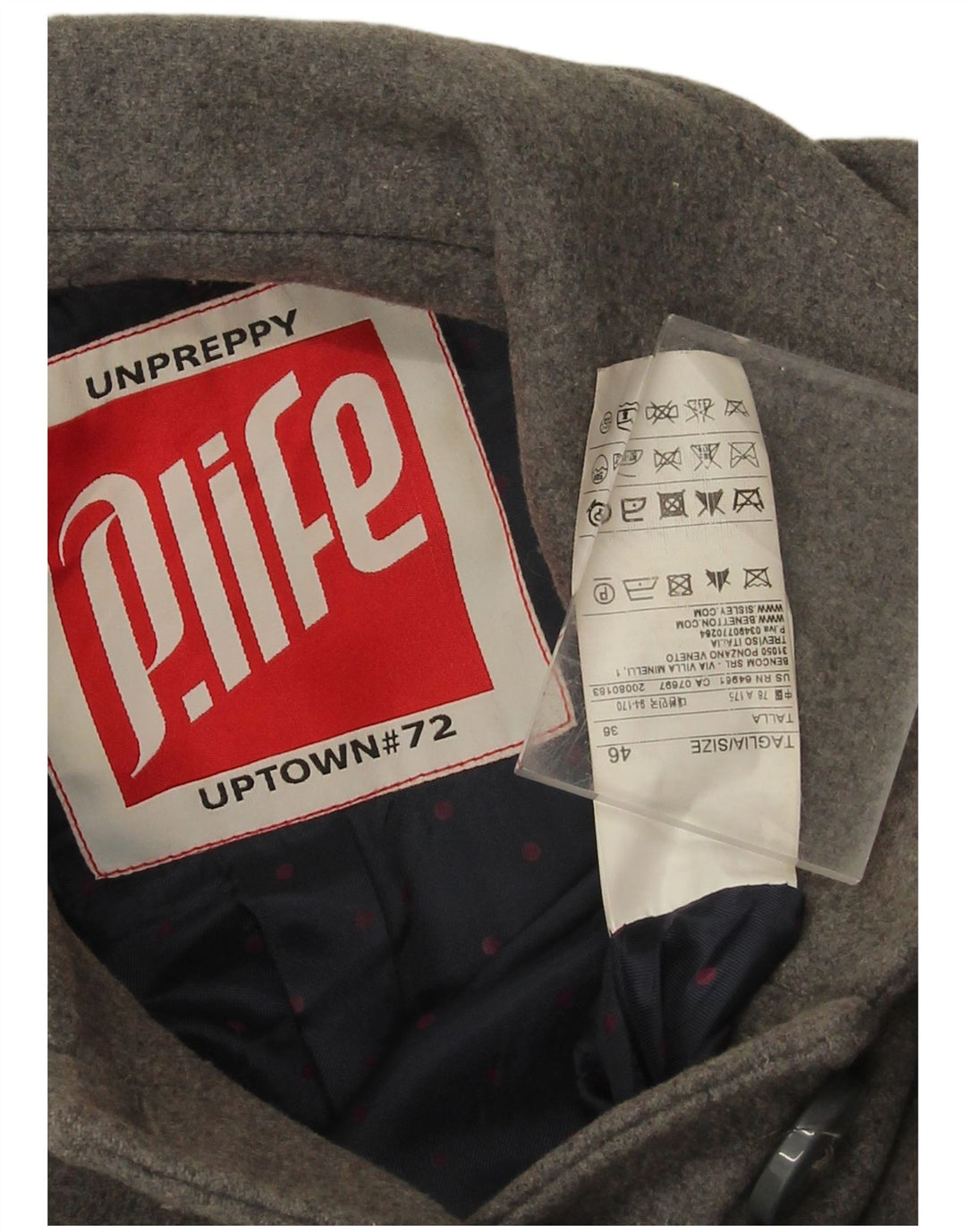 Soprabito Donna Playlife IT 46 Large Grigio Lana