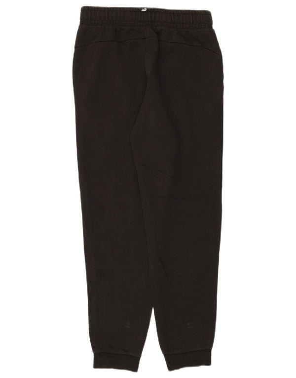 Pantaloni della tuta da ragazza Puma Joggers 13-14 anni in cotone nero