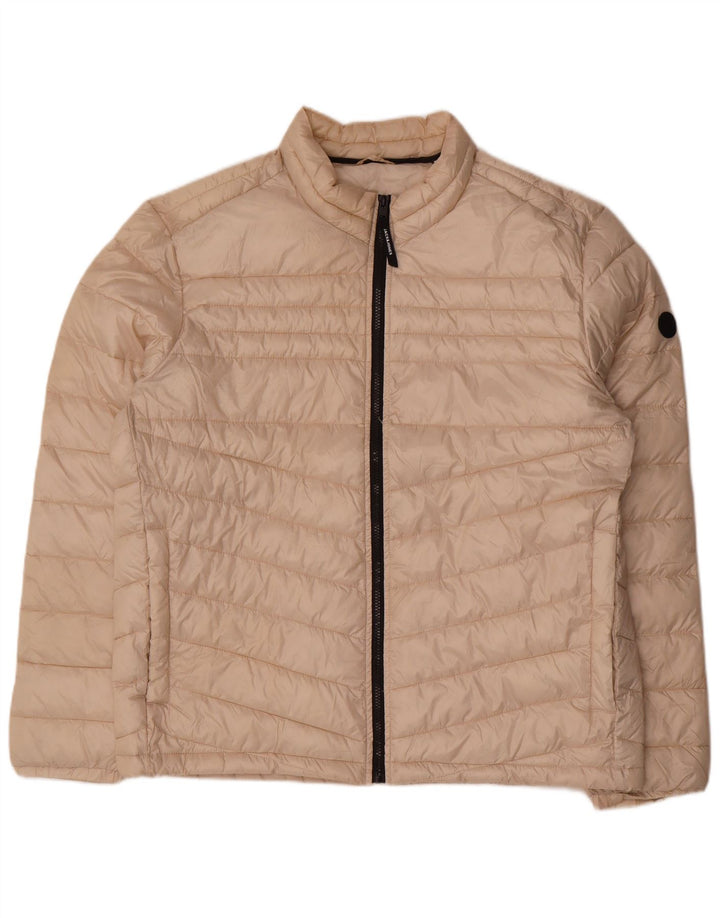 Giacca imbottita da uomo Jack & Jones UK 44 2XL Poliestere beige