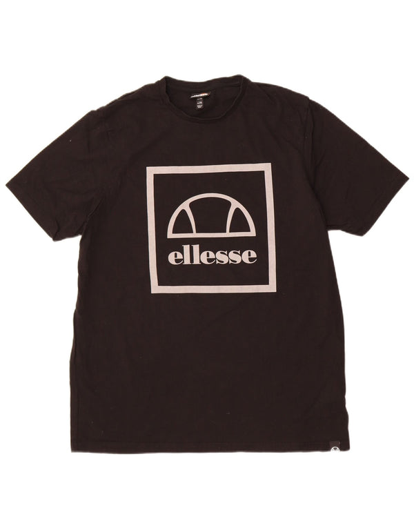 T-shirt grafica da uomo Ellesse Top 2XL cotone nero