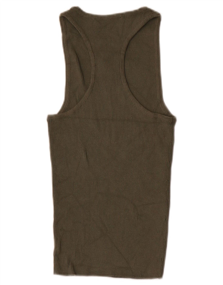 Canotta Zara da donna UK 8 piccola kaki