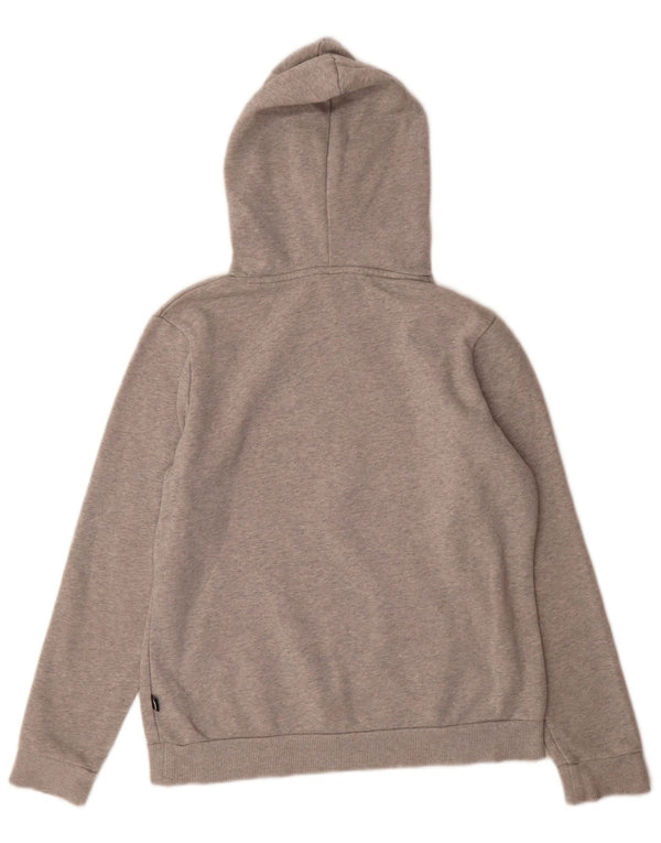 Felpa con cappuccio grafica da donna Puma UK 14 Cotone grigio medio