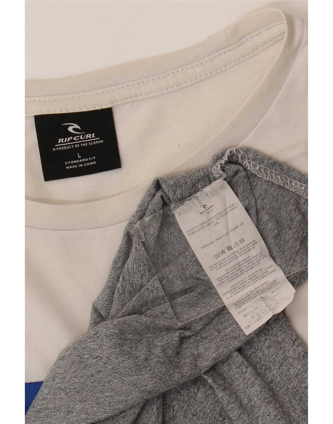 T-shirt da uomo con vestibilità standard Rip Curl, taglia grande, multicolore