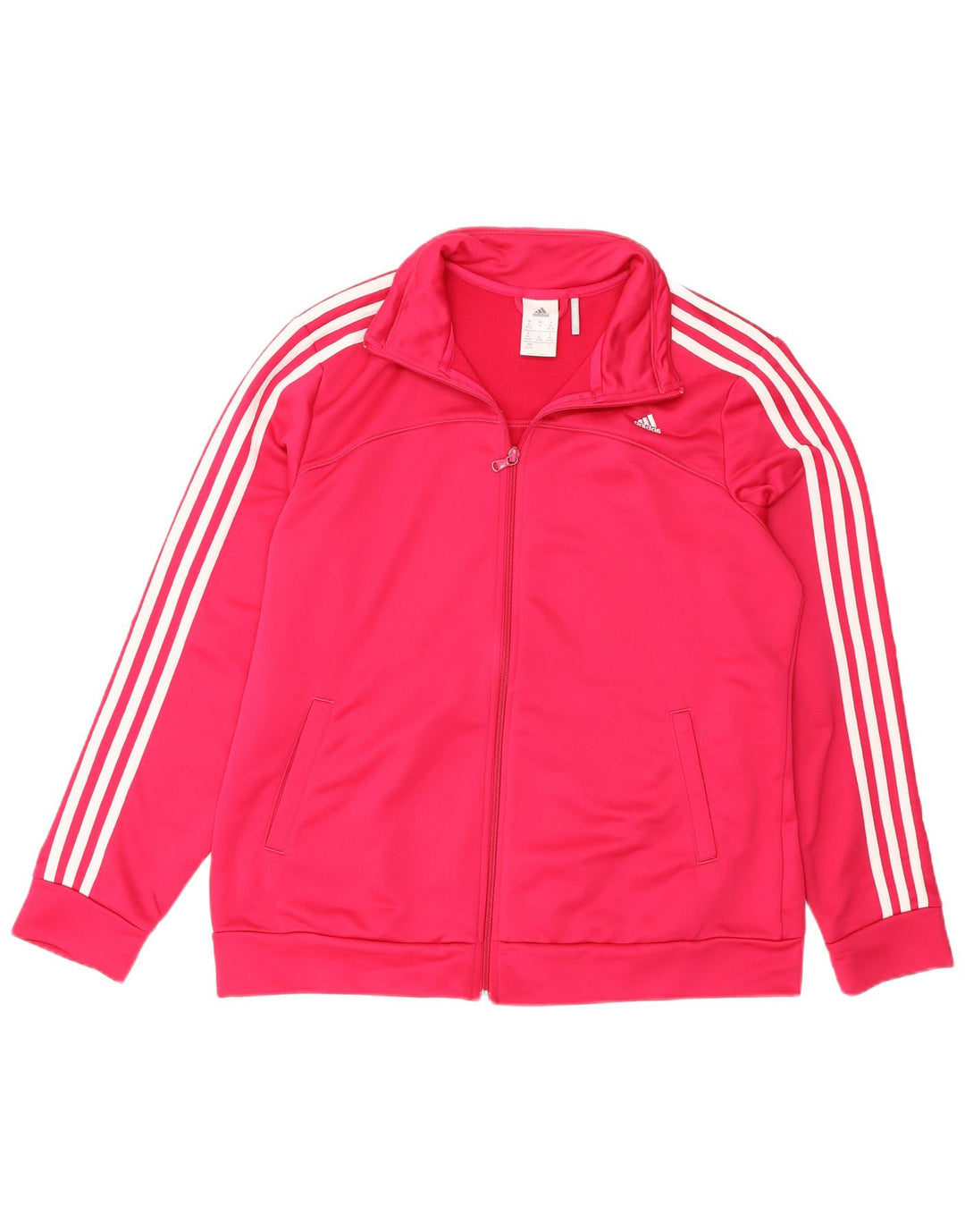 Giacca da tuta da donna Adidas Climalite UK 20/22 XL poliestere rosa
