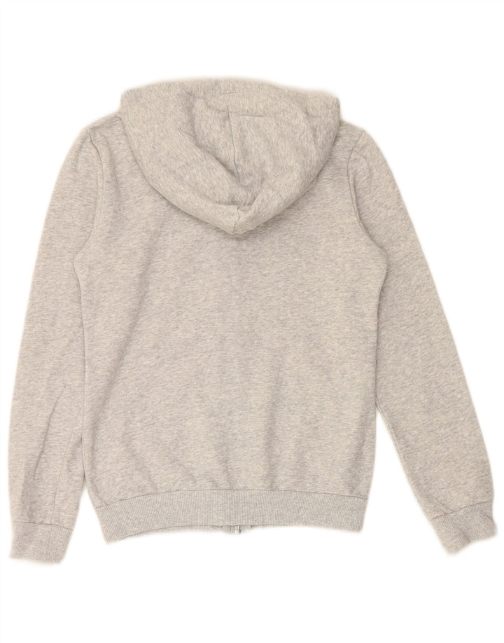 Felpa con cappuccio con zip grafica PUMA per ragazze 11-12 anni in cotone grigio