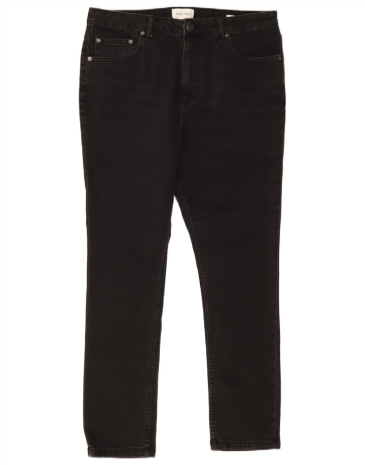 Jeans slim da uomo Jack Wills W34 L29 cotone nero