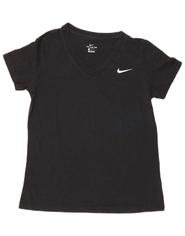 T-shirt da donna Nike Top UK 12 media nera