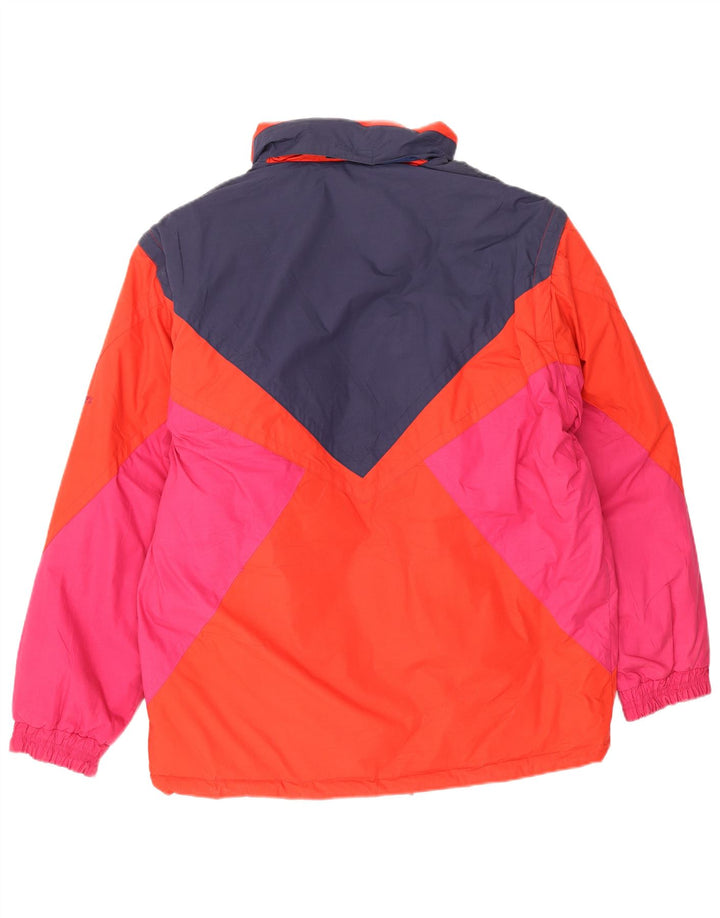 Giacca da sci con cappuccio vestibilità ampia da uomo MC Kee's UK 38 Medium Red Colourblock
