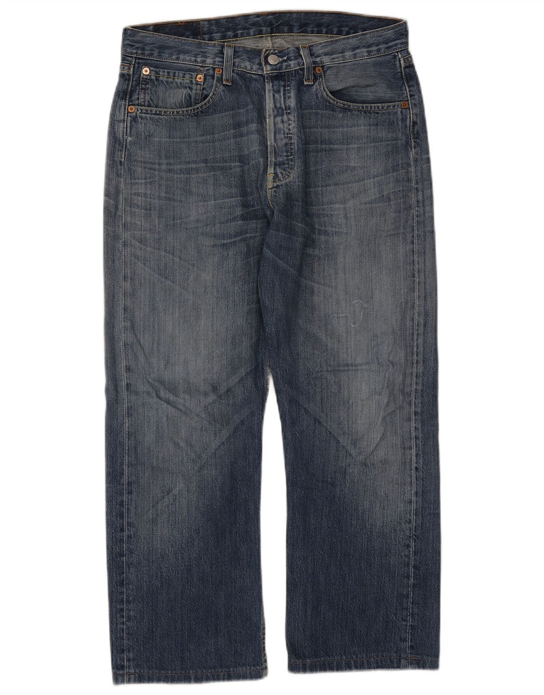 LEVI'S Jeans dritti da uomo 501 W32 L26 cotone blu
