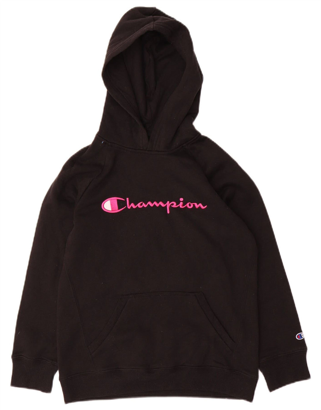 Maglione con cappuccio grafico per ragazze CHAMPION 11-12 anni grande nero