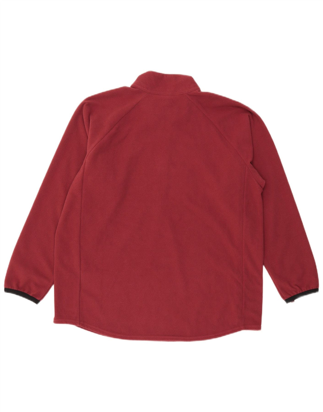 Maglione in pile da uomo NIKE Therma-Fit con collo e zip, grande, in poliestere bordeaux
