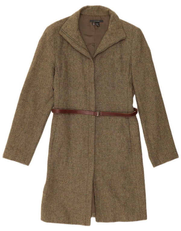 Abito maglione a maniche lunghe da donna Zara UK 14 Large in lana marrone