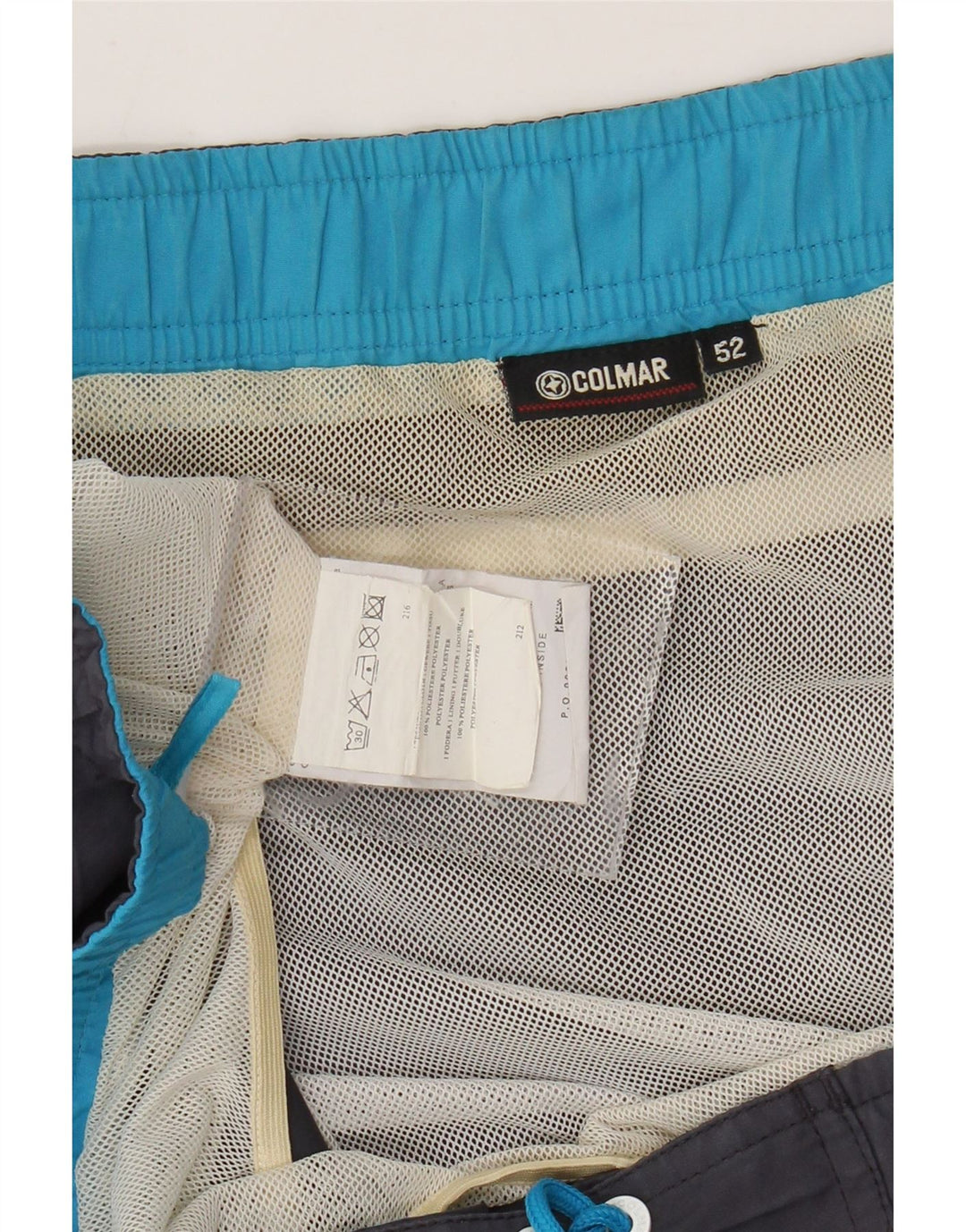 Pantaloncini da bagno da uomo Colmar EU 52 XL Poliestere color block blu navy