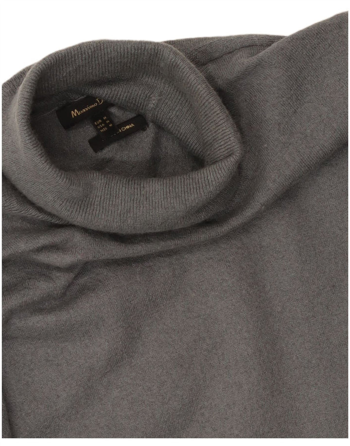 Maglione maglione a collo alto da donna Massimo Dutti UK 12 Grigio medio