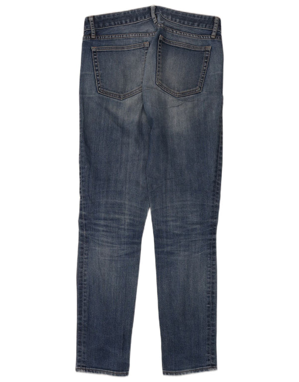 Jeans skinny regolari invecchiati Gap da donna W27 L32 cotone blu