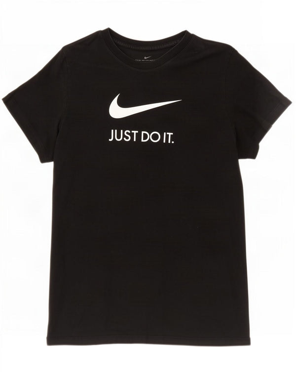T-shirt grafica da donna Nike Top UK 18 XL cotone nero