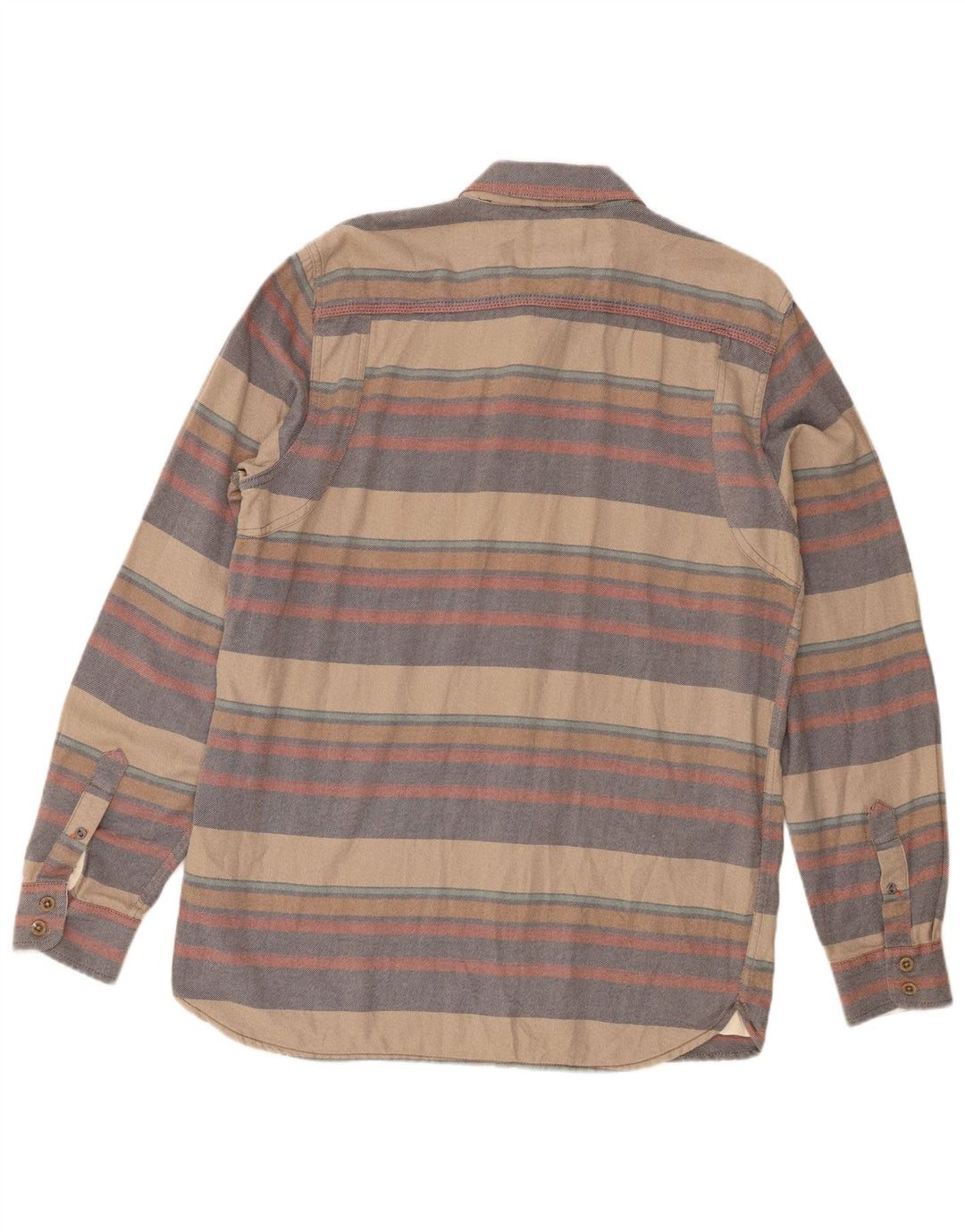 Camicia Vans da uomo in flanella di cotone a righe multicolore medio