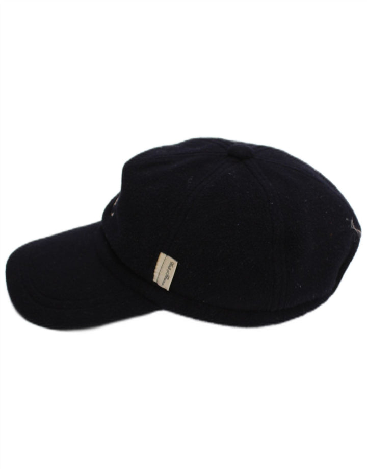 Berretto da baseball in pile da uomo Conte of Florence con paraorecchie medio poliestere nero