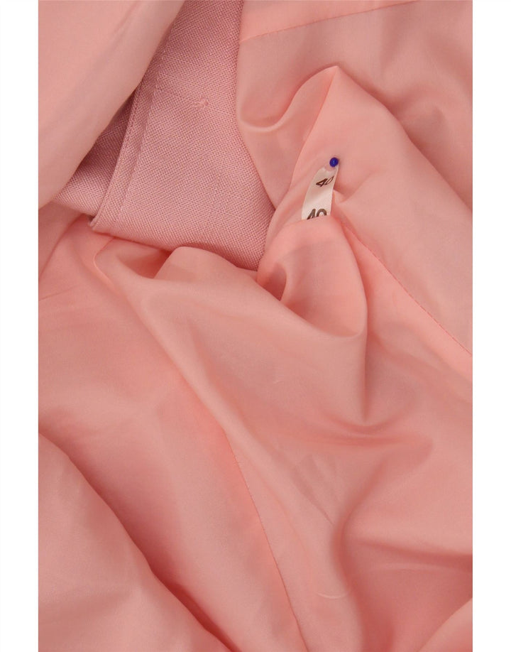 Giacca blazer vintage da donna a maniche corte a 5 bottoni EU 40 rosa medio