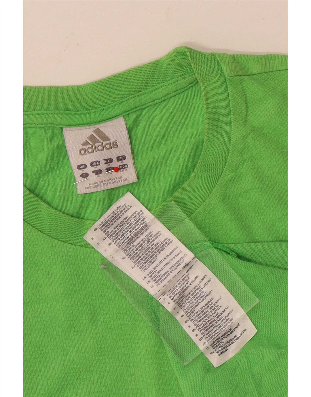 Canotta grafica da uomo Adidas Top in cotone verde medio