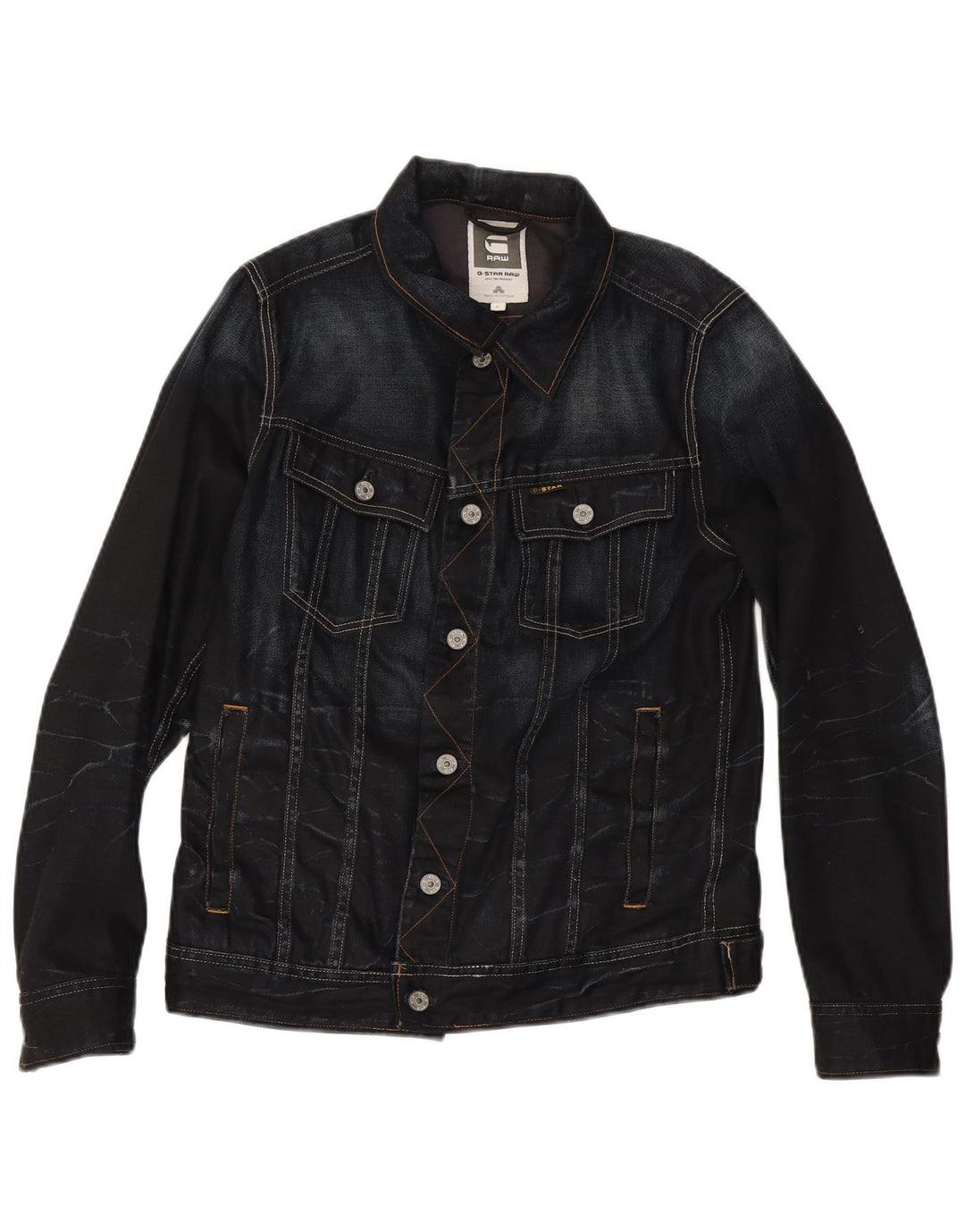 Giacca di jeans da uomo G-Star UK 40 Large Blu Navy
