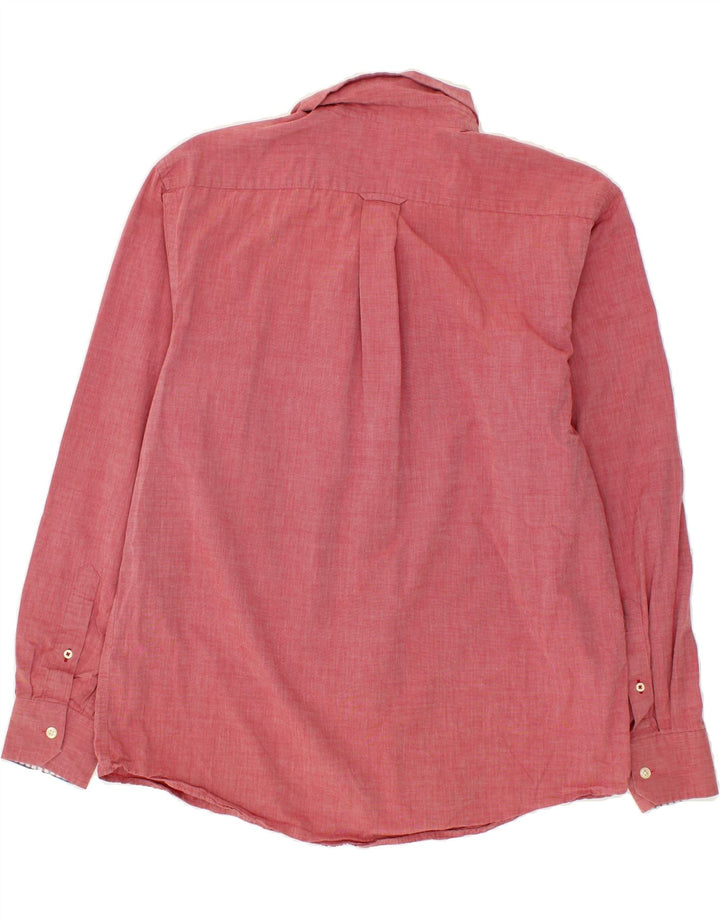 IZOD Mens Shirt Medium Pink Cotton Vintage Izod and Second-Hand Izod from Messina Hembry 