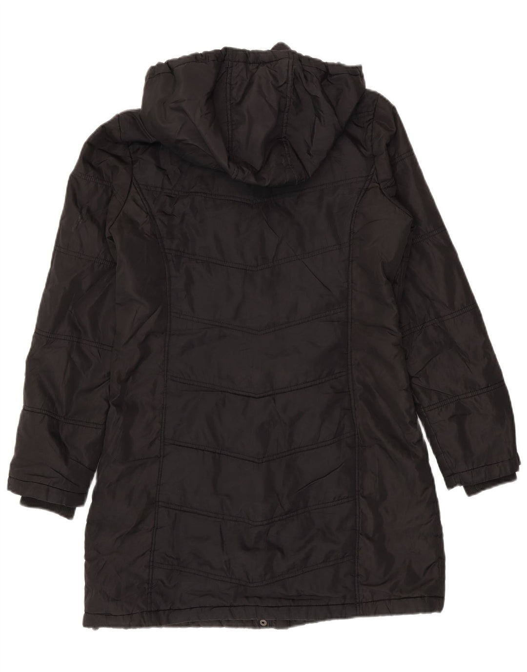 Cappotto imbottito con cappuccio da donna Kappa UK 14 medio nero