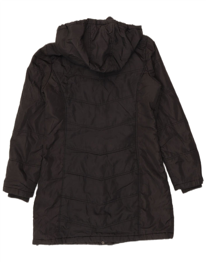 Cappotto imbottito con cappuccio da donna Kappa UK 14 medio nero
