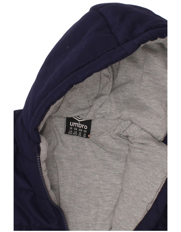 Tuta imbottita con cappuccio per neonato UMBRO 3-6 mesi in poliestere blu navy