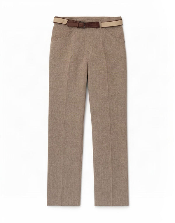 Pantaloni casual dritti da donna Farah W30 L30 poliestere grigio