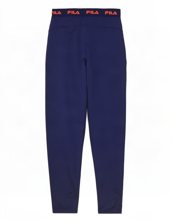 Fila Boys Graphic Tracksuit Trousers 14-15 Years Navy Blue Polyester
