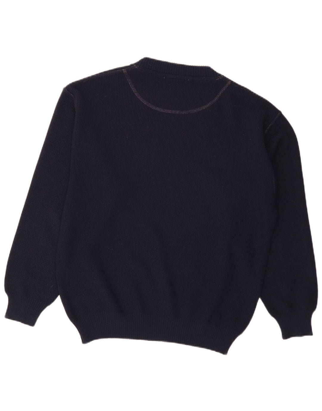 Maglione girocollo da uomo Explorer IT 50 medio in lana blu navy